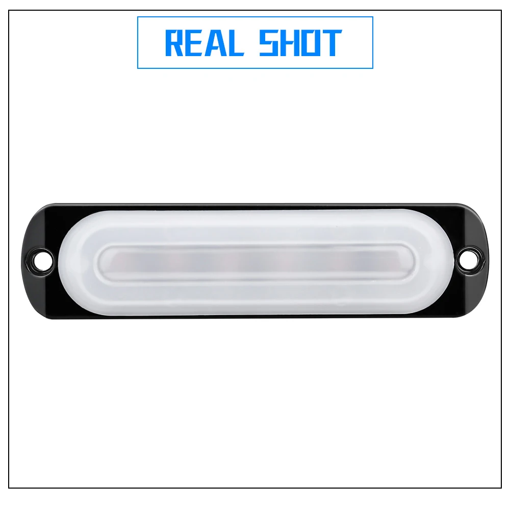 

White Car Light 24W Truck W/ Protective Pad Anti-collision Off-Road Safety
