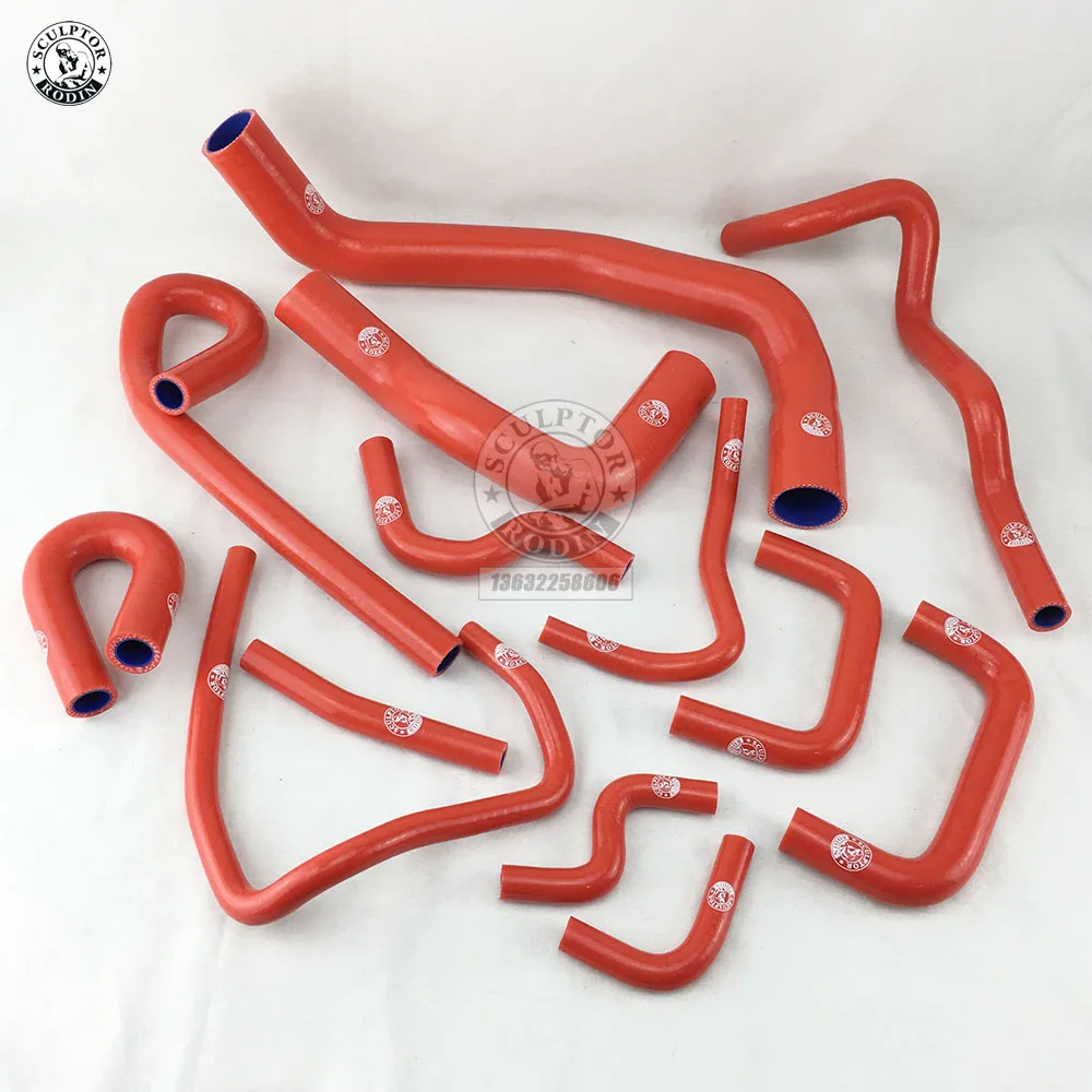 Силиконовый шланг радиатора для NISSAN SKYLINE GTS ECR33 R33 GTS25T RB25DET 93-98(13 шт.) красный/синий/черный
