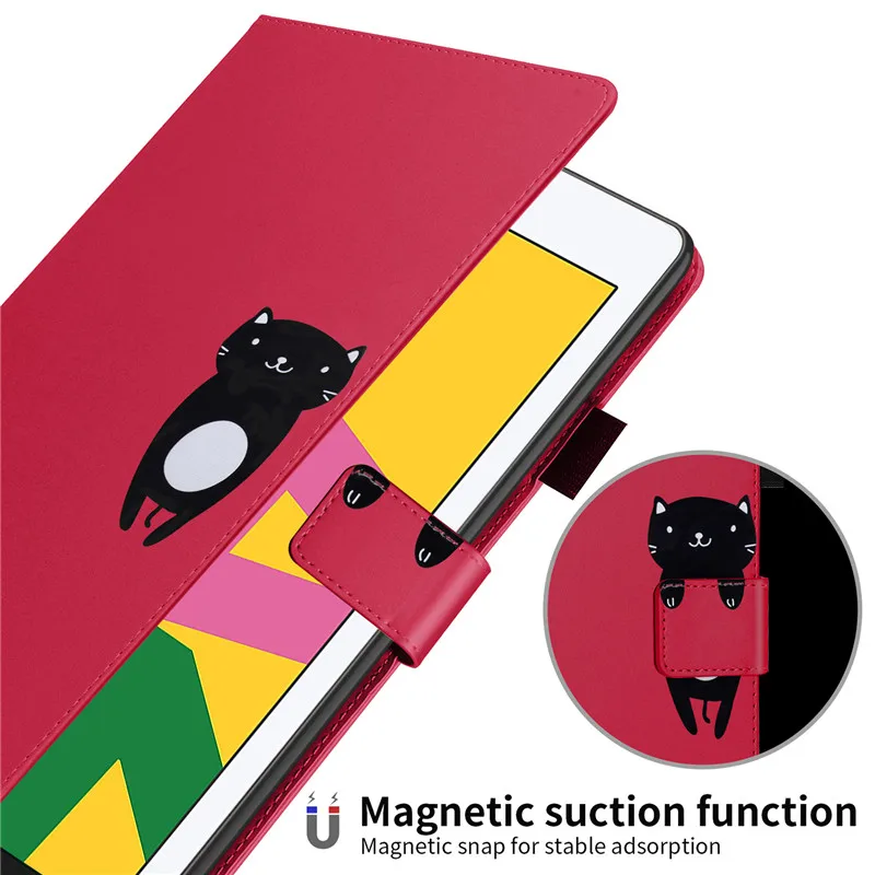 Милый Кот медведь панда чехол для планшета iPad Mini 7 9 &quotЧехол книжка из кожи с