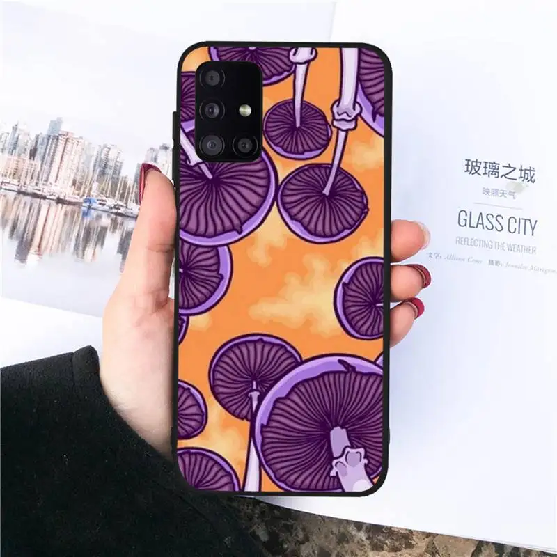 

Mushroom Psychedelic Art Phone Case For Samsung galaxy S 7 8 9 10 20 edge A 6 10 20 30 50 51 70 note 10 plus