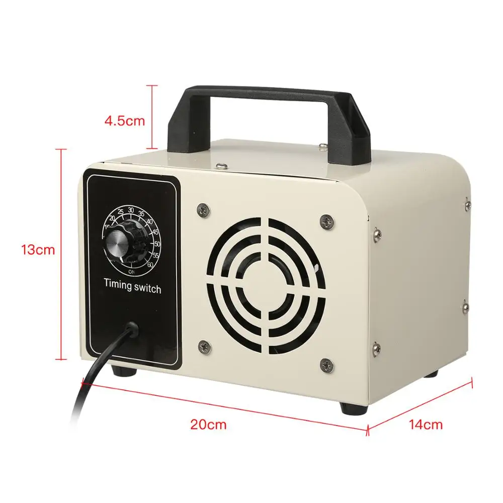 

NEW Ozone Generator 110/220V 42g/48g/h Portable Ozonizer Air water Purifier Sterilizer treatment Ozone addition to formaldehyde