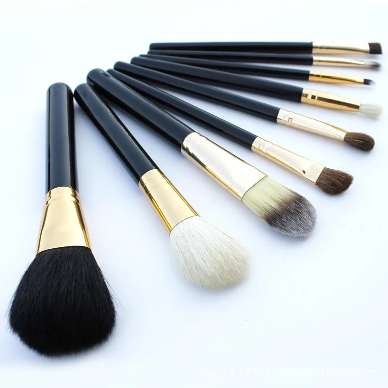 Роскошные леопардовые кисти для макияжа Набор основы пудры румян тени век