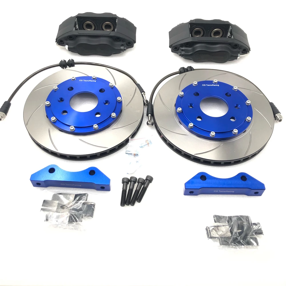 Передний Комплект Jekit 9200-330*28 мм PCD 5*100 и задний 7600-330*24 с комплектом тормозных