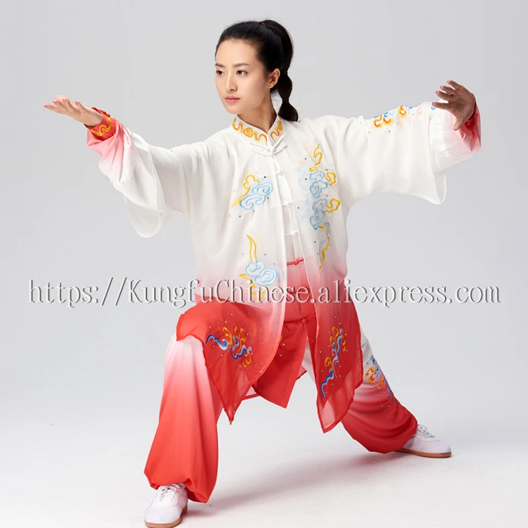 Китайская одежда Tai chi костюм для боевого искусства форма кунгфу Taiji