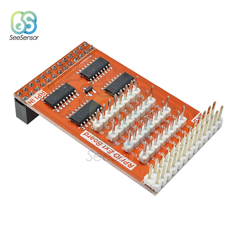 Модуль платы расширения 32 GPIO 8-битный вход и выход адаптера для Raspberry Pi 2 4 в-5 в |