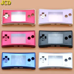 Металлический корпус JCD 4 в 1, чехол для NAND GameBoy Micro GBM, Передняя Задняя крышка, лицевая панель, держатель батареи с винтом