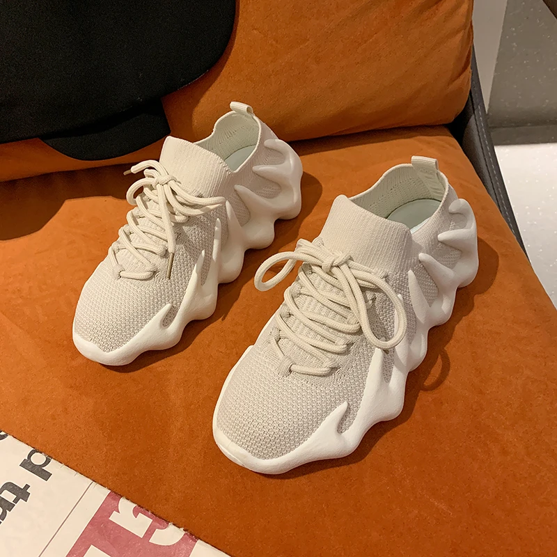 

Summer Thin Women's Shoes Breathable All-match Sports Shoes Mesh Running Casual Shoes Platform Sneaker Woman Vulcanize Shoes.6z