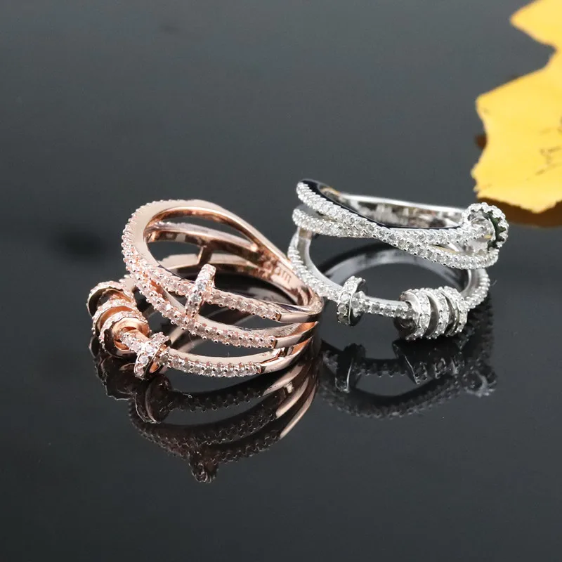 

Fashion Jewelry High Quality Glamour Time Comes Round Geometry Ring Women's Circle Ring Ring Women's Gift