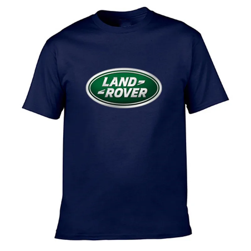 

Футболка мужская с логотипом LAND ROVER, повседневная тенниска из хлопка с короткими рукавами, модная майка в стиле хип-хоп, одежда в стиле Харад...