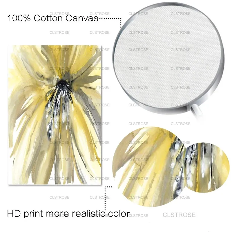 

Decorative Painting Petal Poster Wall Artist Home Decorative Canvas Painting for Living Room Bedroom Living Room Frameless Style