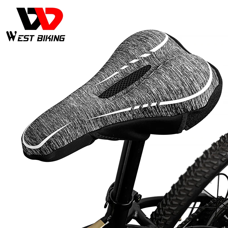 WEST BIKING велосипедное седло толстый губчатый коврик для велосипедного сиденья