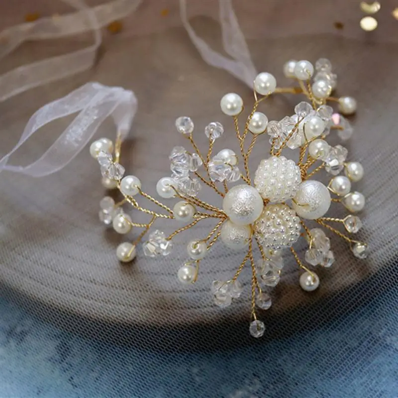 Простой свадебный подружки невесты на запястье цветок группа декоративный