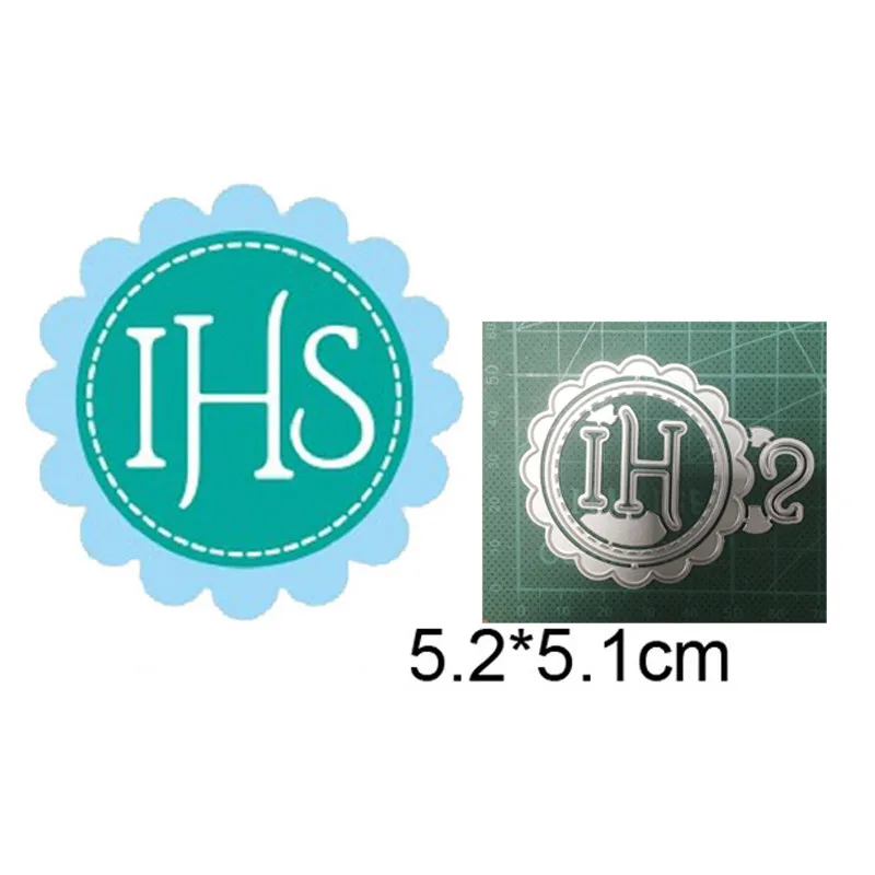 

Lace IHS Circle Frame New 2021 Metal Cutting Dies For Scrapbooking Paper And Card Making Decorative Embossing Dies Craft Dies