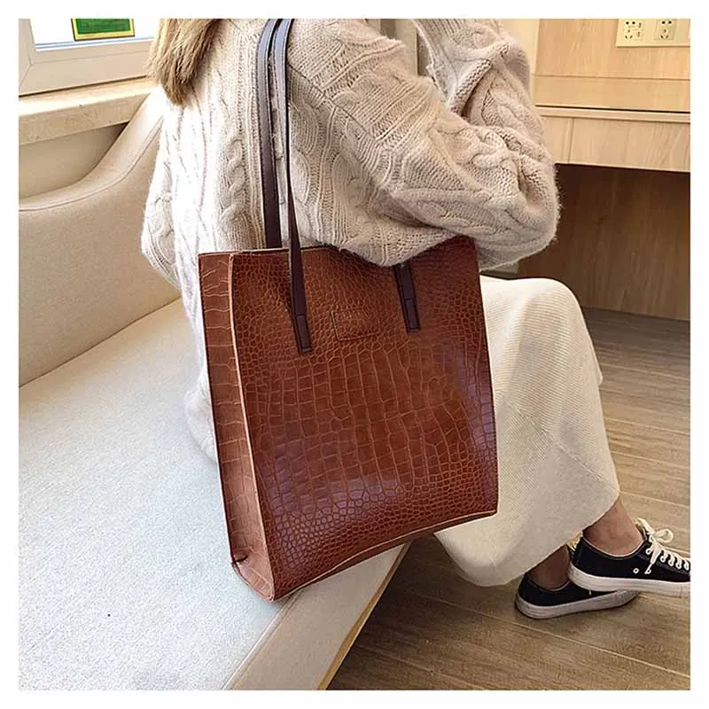 Модные женские сумки с крокодиловым узором кожаные дамские сумочки роскошные