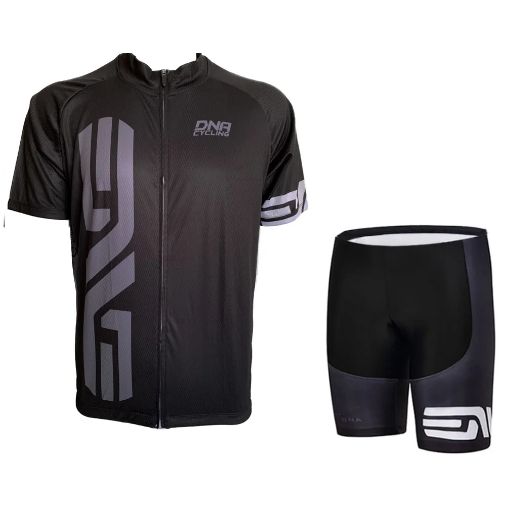 

Team Cycling Clothing Set Summer Black Mountain Bike Clothing Shorts Cycling Jersey