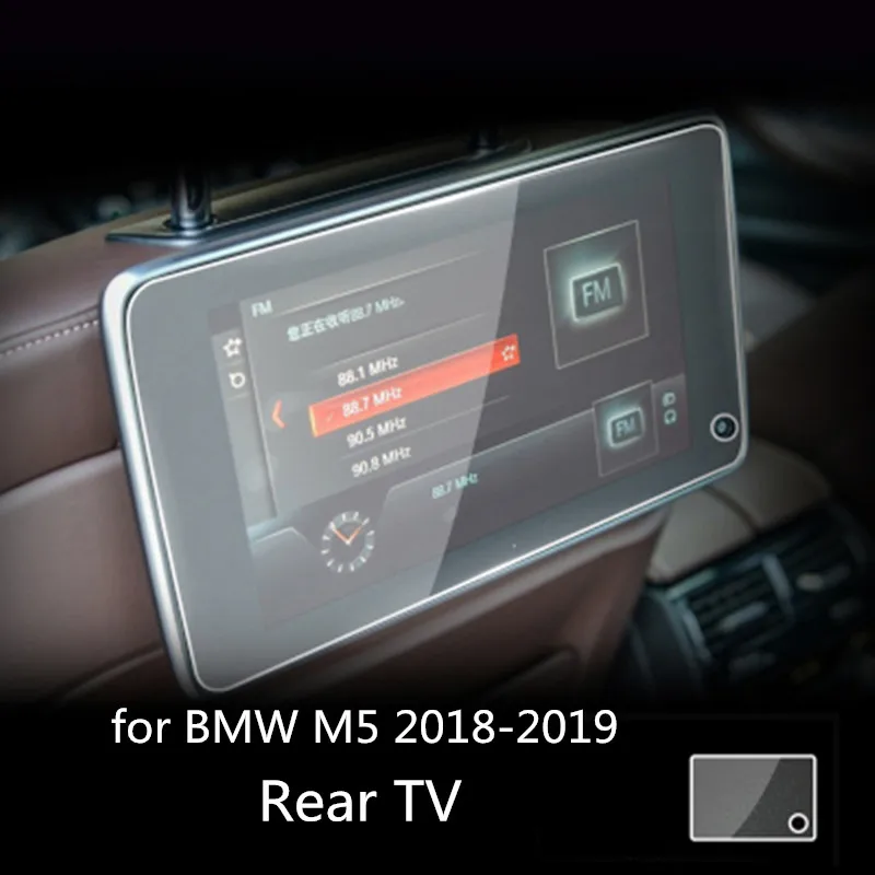 

For BMW M5 Rear TV 2018-2019 Car Screen Center Control Navigation Touchscreen Protector Tempered Glass Protetive Film