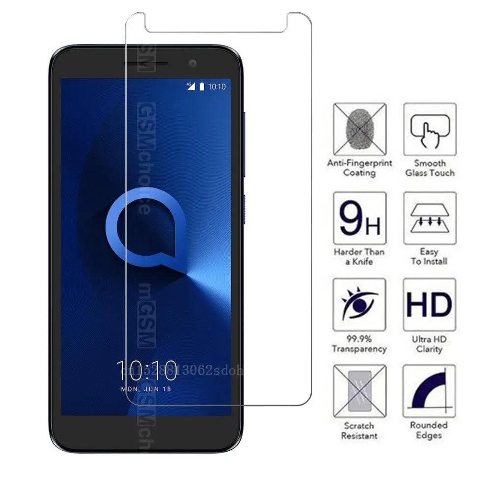 Закаленное стекло для Alcatel 3 3L 2019 Защитная пленка экрана Versa U5 5V 3X 3V 3C 1X 5 7 |