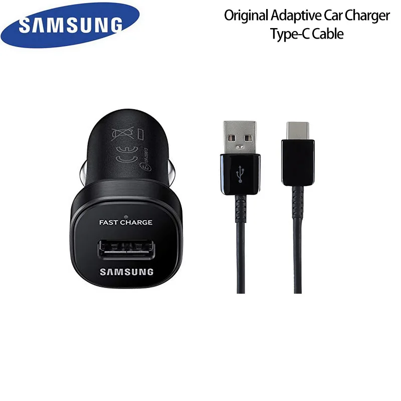 

Original Samsung Fast Car Charger Adaptive 100CM Type C/Micro USB Cable For Galaxy S20 S10 S9 S8 Plus S10e S20 Ultra A90 A51 A31