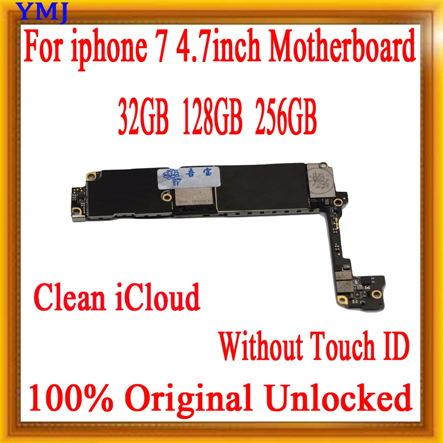 С системой IOS для материнской платы iPhone 7 100% Оригинальный разблокированный iphone
