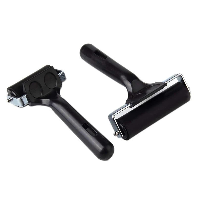 

2 шт. резиновый тормозной ролик, мягкий резиновый тормоз, Резиновый барабан, кисть для краски, аппликатор для чернил, художественные инструм...