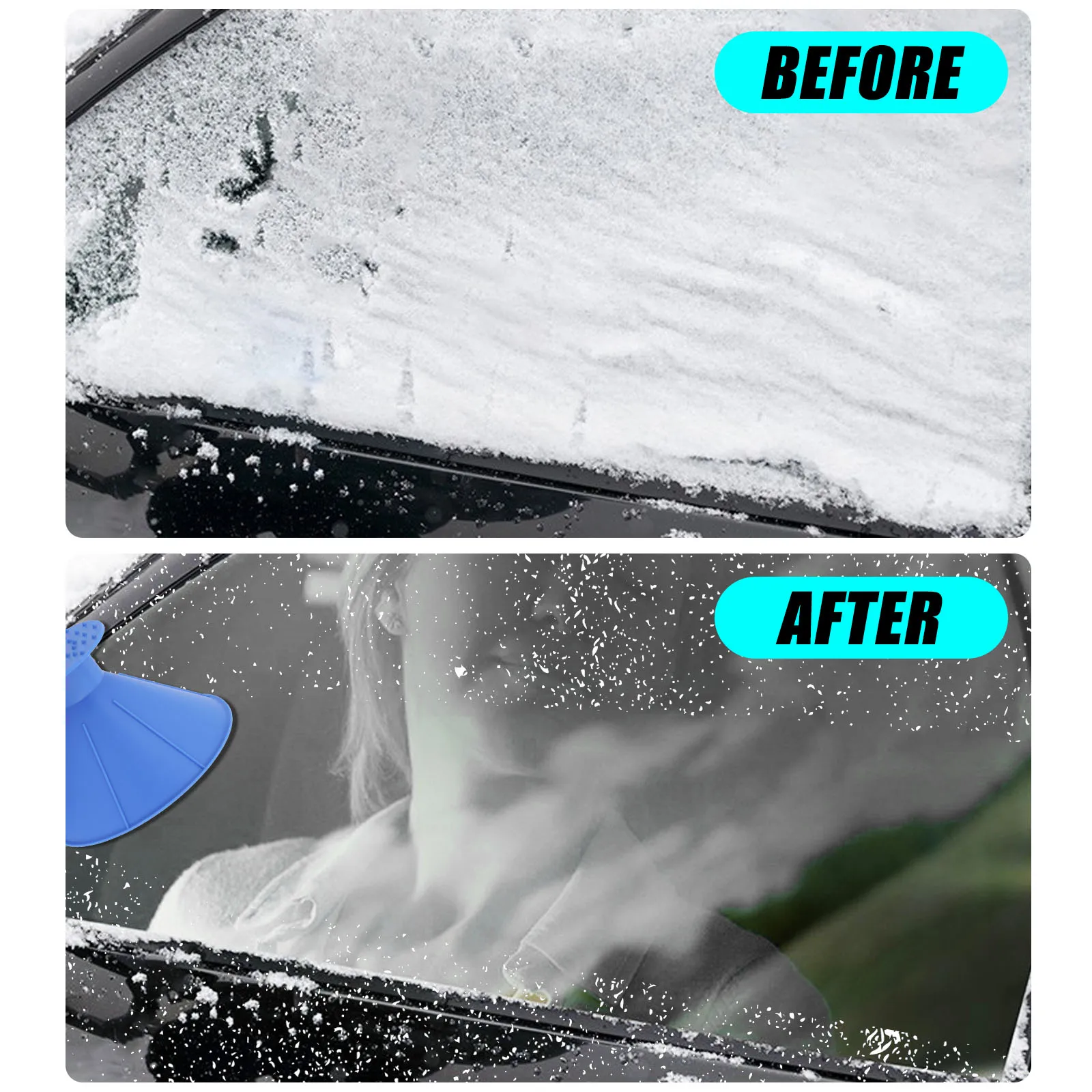Автомобильный скребок для льда волшебное автомобильное окно лобового стекла