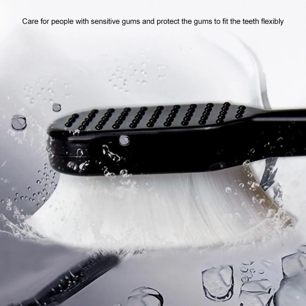 Ультра тонкого мягкого волос Экологичные Зубная щётка Портативный зубная щетка