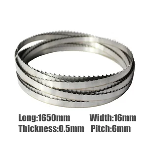 3 шт. 1650*16*0,5 мм полотна ленточной пилы для мяса 1650 мм костяные ножи 16*0,5*1650 мм полотна пилы для мяса