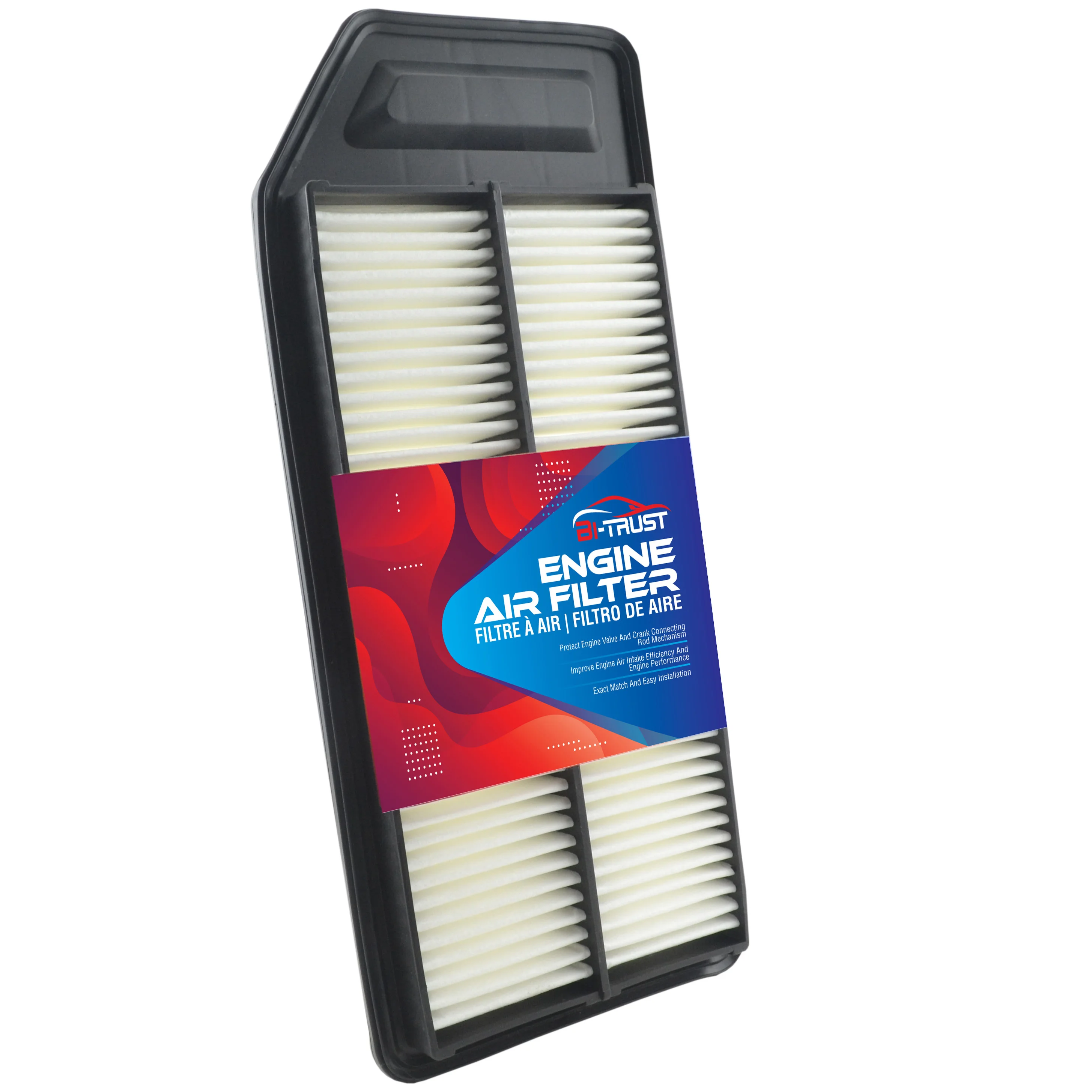

Bi-Trust Engine Air Filter for Acura TSX 2.4L 2004-2008 Honda Accord 2.4L 2003-2007 17220-RAA-Y00