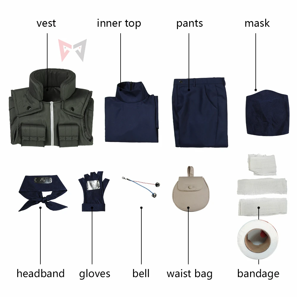 Униформа для косплея аниме шиноби Хатаке Какаши харуро Сакура жилет ниндзя