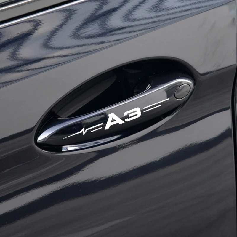 1 пара спортивный виниловый Стайлинг для Audi A3 A4 Q3 Q5 Q7 S8 TT внешние аксессуары