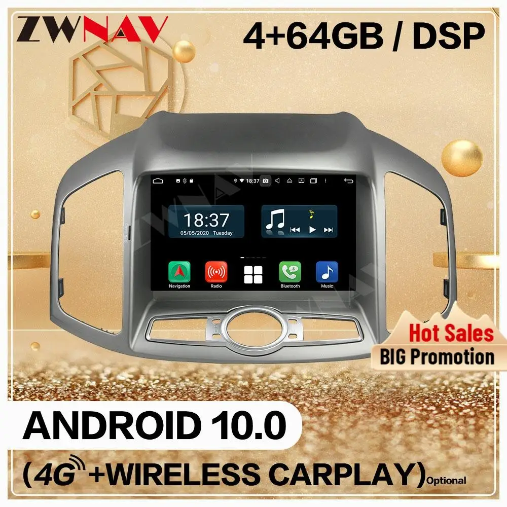 

128 ГБ Carplay 2 Din для Chevrolet Capativa 2012 2013-2016 Android Экран автомобильный проигрыватель аудио радио GPS Navi головное устройство DVD Авто Радио стерео