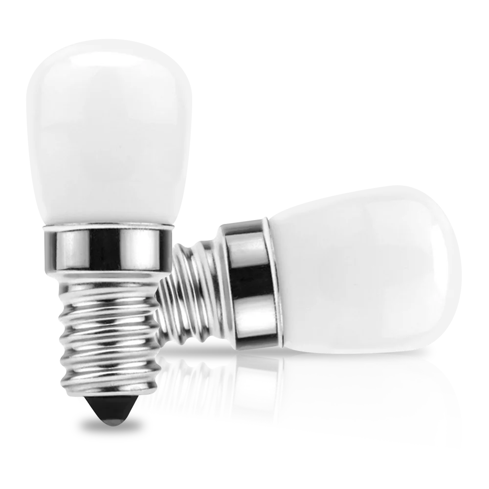 

3W E14 LED Fridge Light Bulb Milky Glass 220V LED Refrigerator Corn Bulb SMD2835 Warm Cold White Replace Halogon Chandelier Lamp