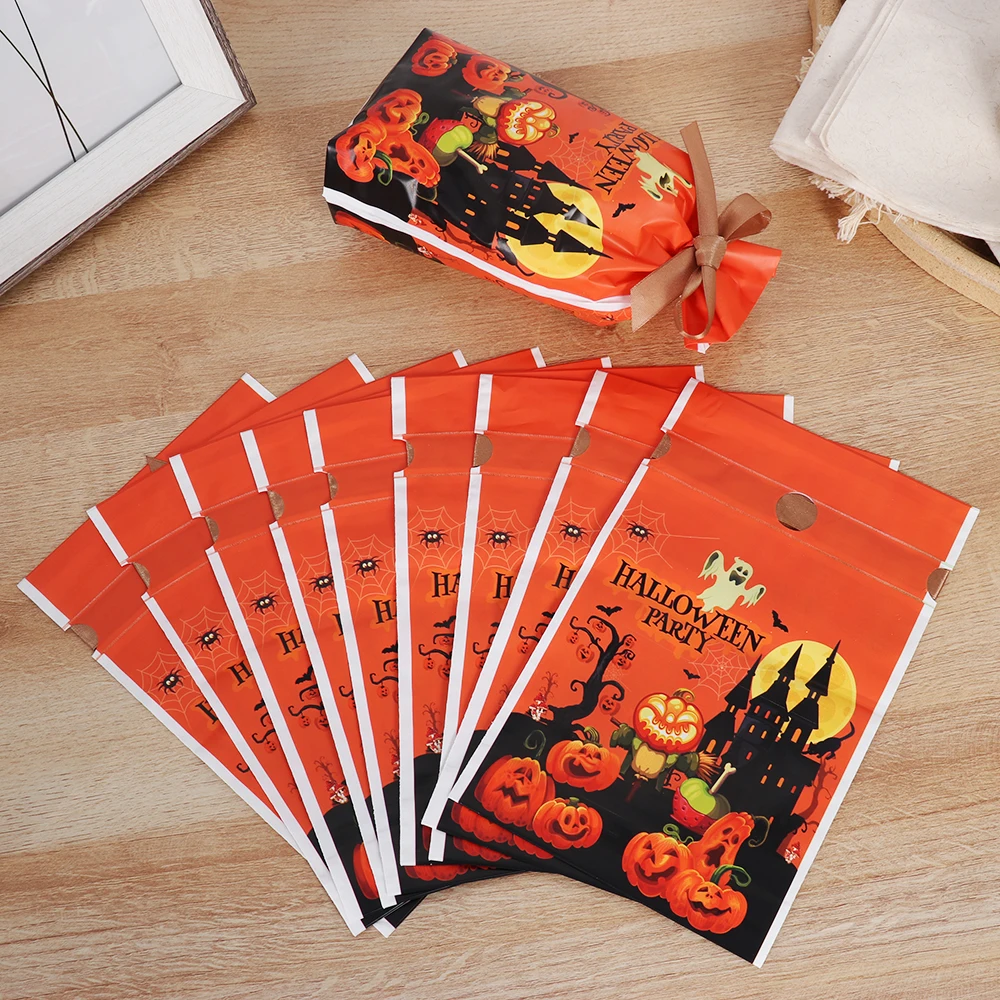 10 шт. сумки для конфет на Хэллоуин милая Подарочная сумка детский подарок тыква