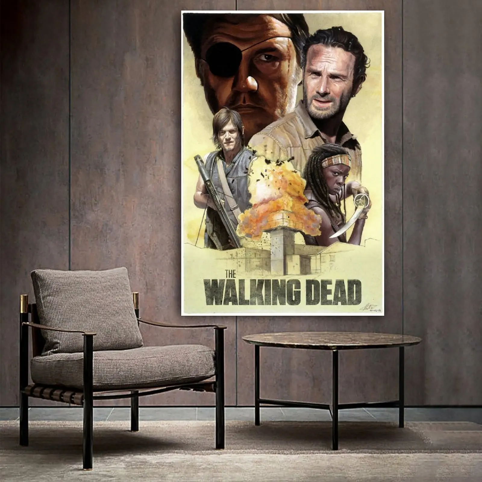 

The Walking Dead Poster Canvas Art Poster and Wall Art Picture Print Modern Family bedroom Decor Posters