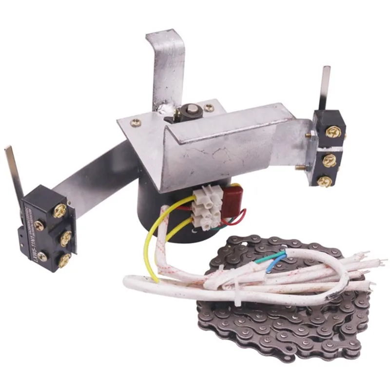 

220V Motor with Gears Automatic Egg Turning System Chain Length 100cm Chick Hatching Incubator Accessories