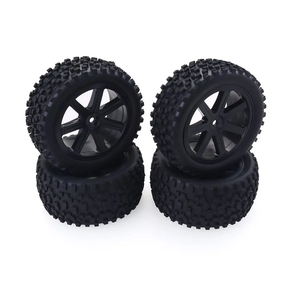 4 шт. 1/10 RC автомобильные резиновые шины пластиковые колеса для Redcat HSP HPI Hobbyking Traxxas