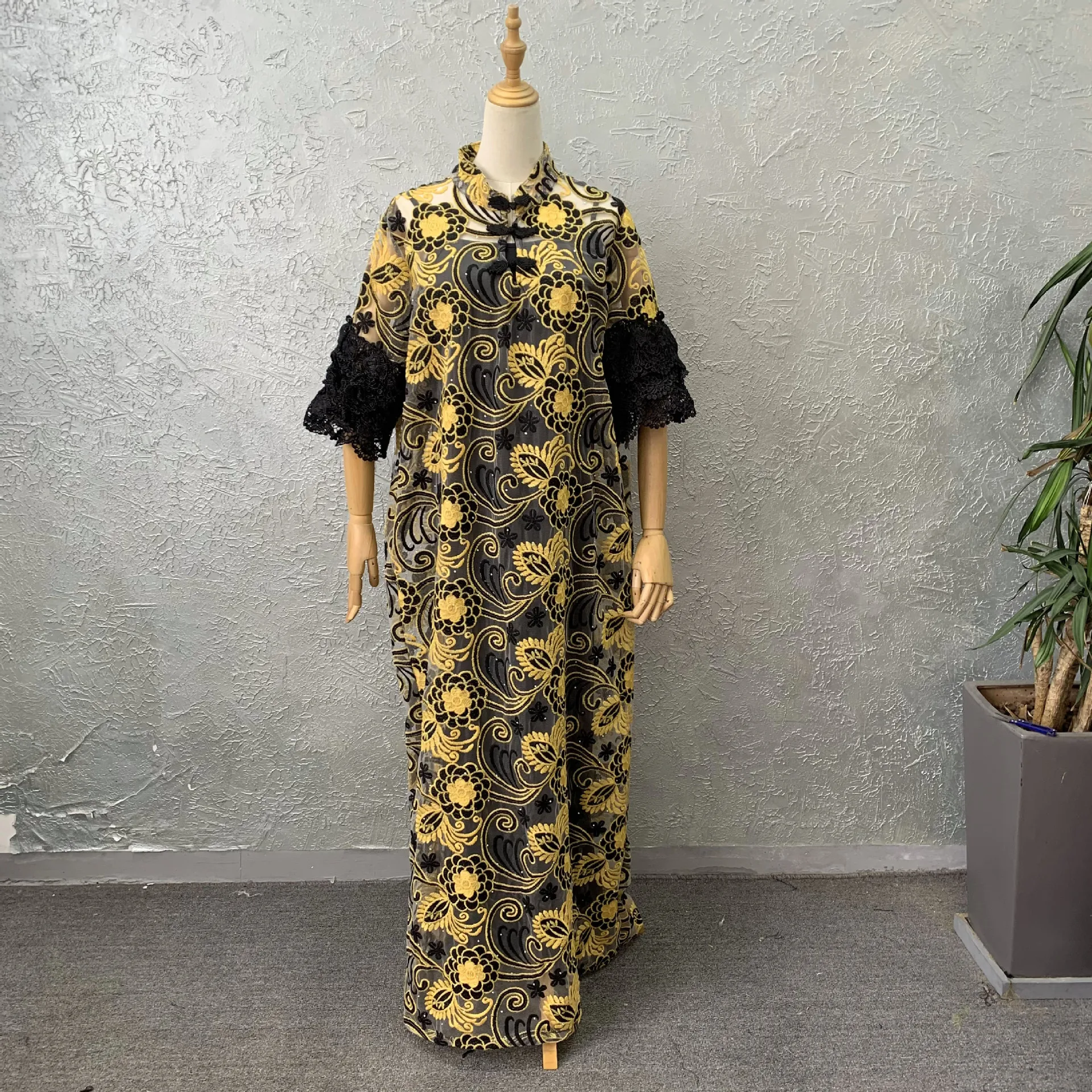 Африканские платья для женщин новинка 2021 африканская одежда Дашики кружевной