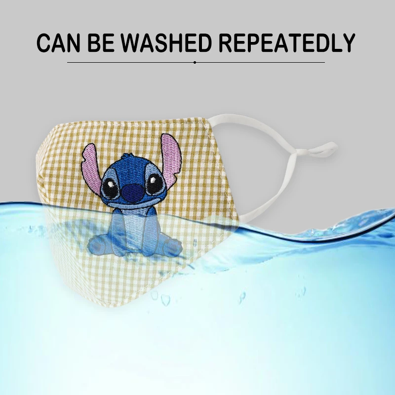 Хлопковая маска Disney многоразовая моющаяся Микки и Минни Маус для взрослых детей