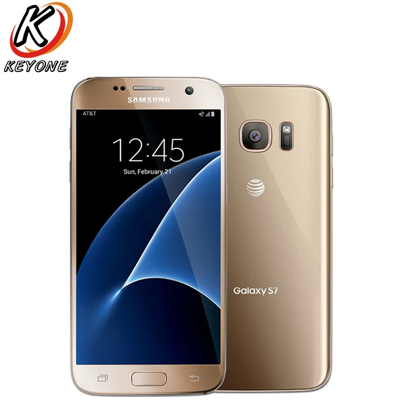 Оригинальный AT&ampT версия Samsung Galaxy S7 G930A 4G LTE мобильный телефон 5 1 &quot4 Гб ОЗУ 32 ПЗУ