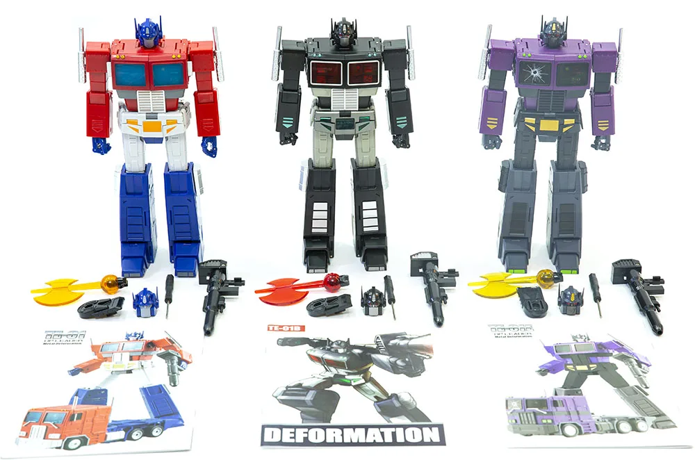 New Transformation Toys Transform Element TE-01 OP Red Black TE-01B Purple TE-01E Action Figure toy in stock |