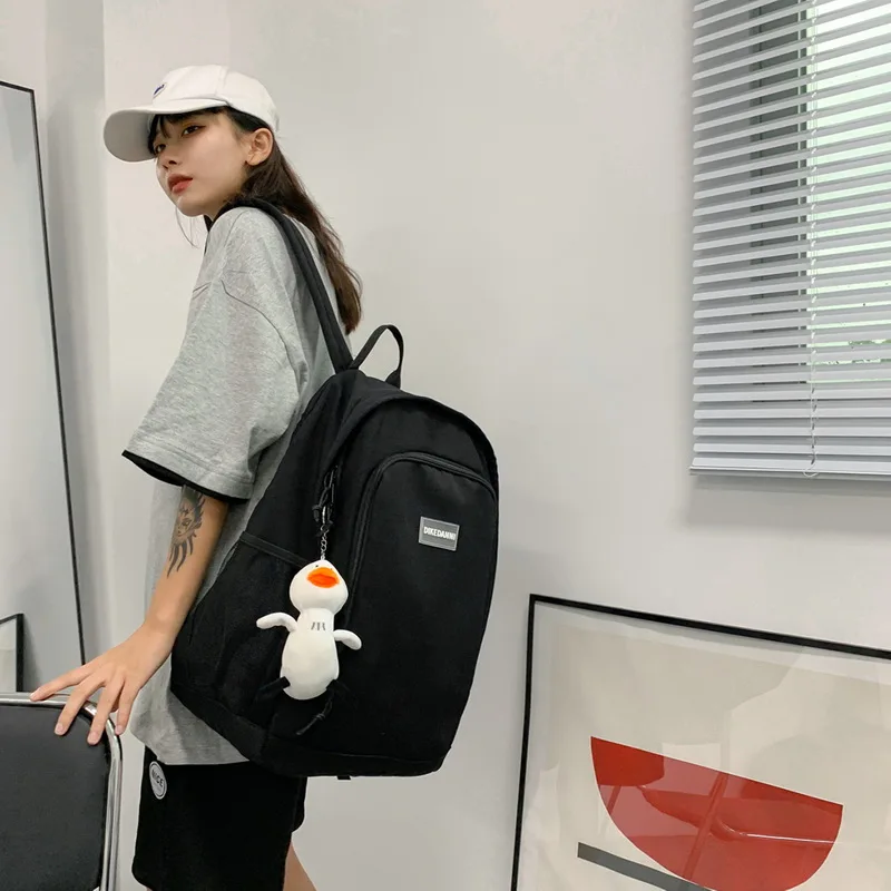 

Fashion Girls College School Bags Casual Simple Women Backpack Book Packbags For Teenage Travel Rucksack Mochila Рюкзак Женский