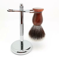 teyo synthetic shaving brush set include shaving stand and brush for man wet shave cream kit tools