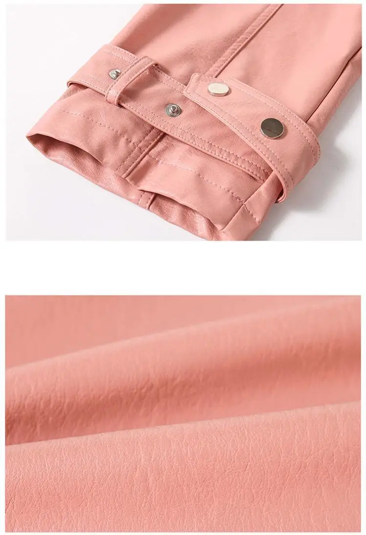 Teenage Girl Spring Autumn PU Coat Jacket Kids Casual Motorcycle Leather Bomber Jackets Children Coats Overwear Clothes 12 13 14 | Детская