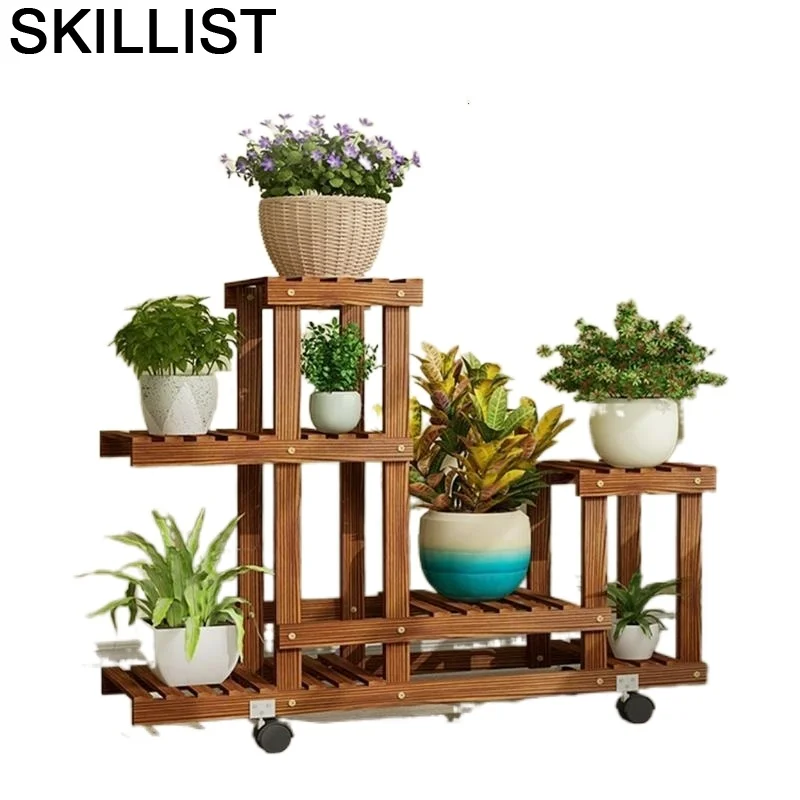 

Macetas Saksi Standi Indoor Pot Stand Estanteria Para Plantas Plantenstandaard Stojak Na Kwiaty Balcony Flower Rack Plant Shelf