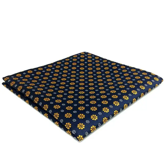 Same Design Hanky F18 синий золотой цветочный мужские аксессуары галстук Набор Мода XL деловой носовой платок подарок тонкий 6 см галстук - Цвет: Same Design Hanky