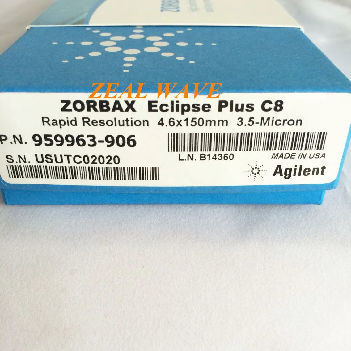 1 6 мкм в мм. Agilent 959963-912. Предколонка Agilent ZORBAX Eclipse Plus c18 UHPLC Guard 5 мм x 2,1 мм х 1,8 мкм 821725- 901. Column ZORBAX Eclipse XDB-c8; 150×4.6mm; 5 μm Cat. No. 883975-902.