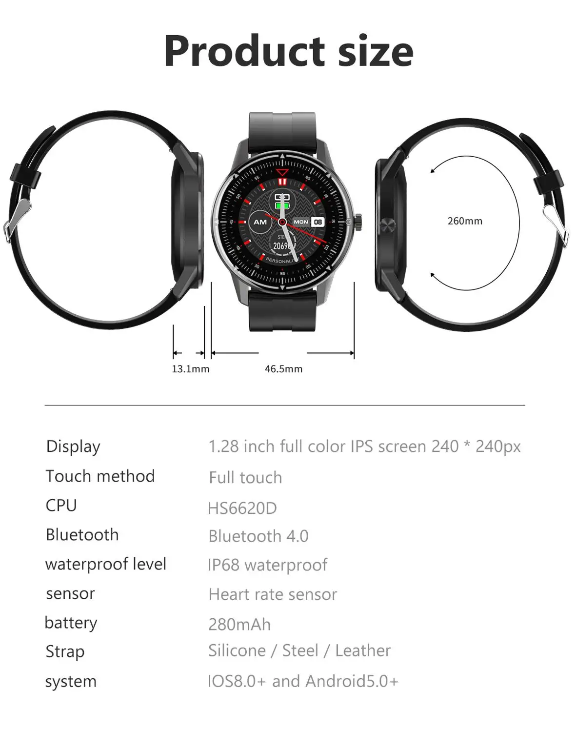 

R8 Smart Watch Men Women Smartwatch Bracelet Fitness Activity Tracker Wearable Devices Waterproof Heart Rate Monitor Band PK T8