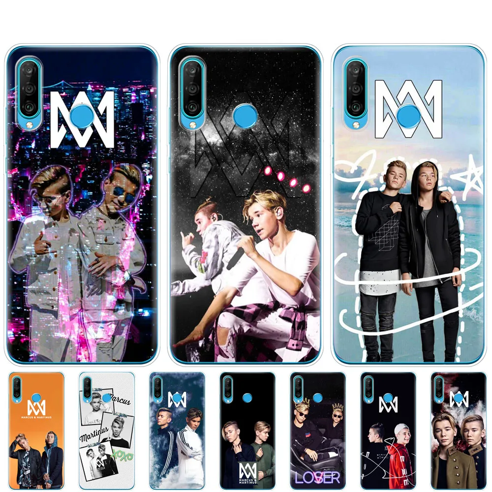 Силиконовый чехол для HONOR 20 lite view 30 v 30 pro plus, чехол для huawei honor 20S 9A 9C 9S 9X Premium 7s 8a, чехол Маркус и Мартинус