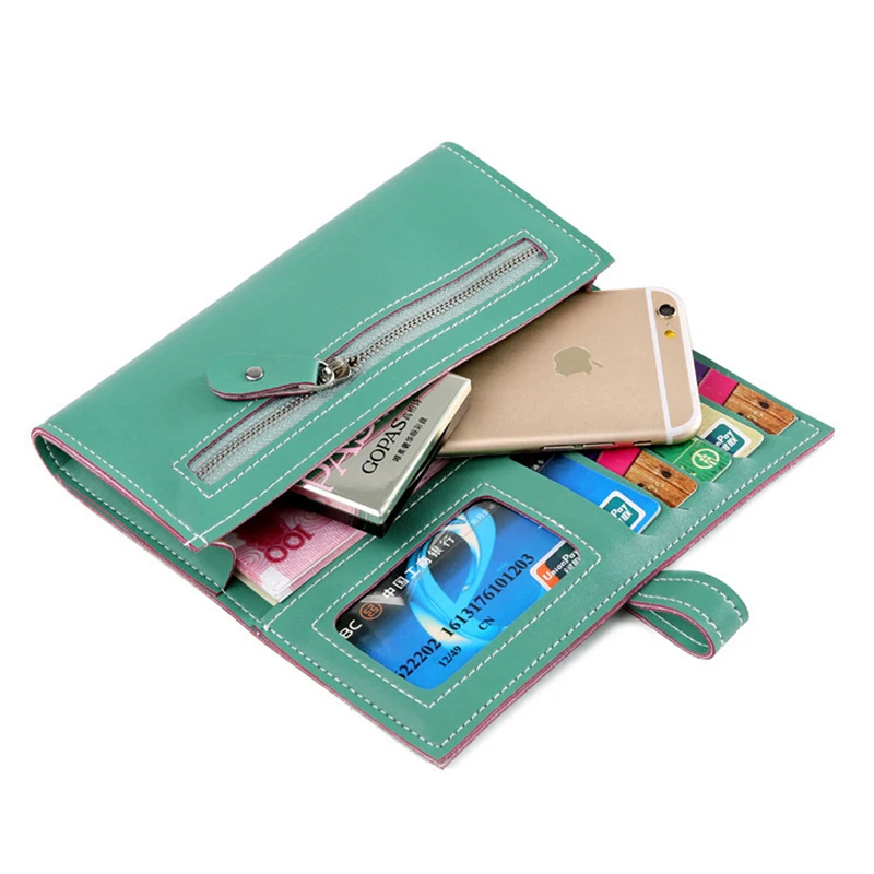 Длинный кошелек женские кошельки модный держатель для карт высокое качество