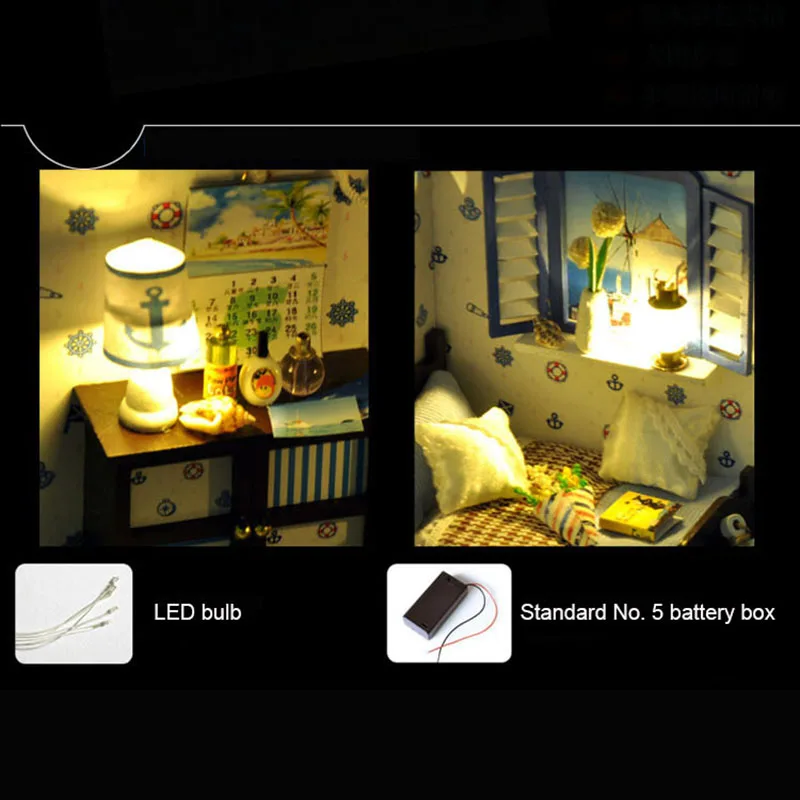 

Fruit of Autumn DIY Dollhouse With Furniture For Dolls Creative Mini World Doll House Handmade House New Year Goods Girl Gift